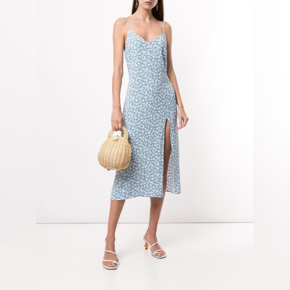 Reformation floral midi dress